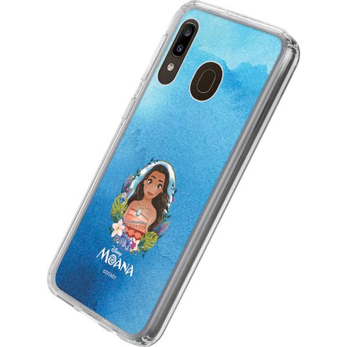 Disney Princess Moana Portrait Galaxy A20 Clear Case