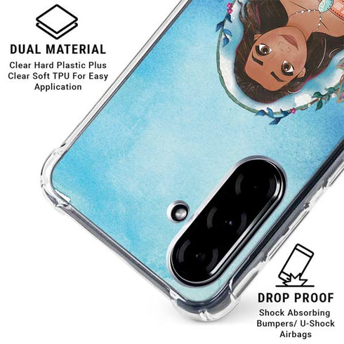 Disney Princess Moana Portrait Galaxy A36 5G Clear Case