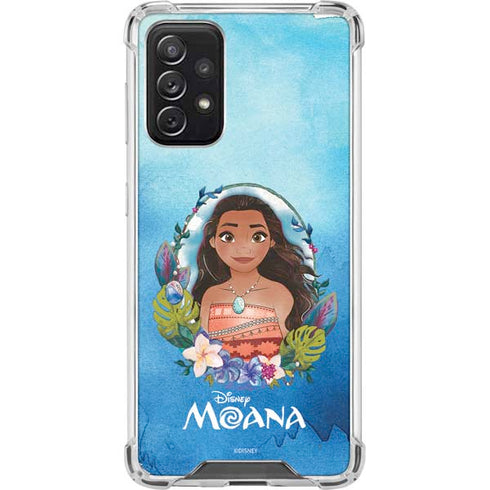 Disney Princess Moana Portrait Galaxy A72 5G Clear Case
