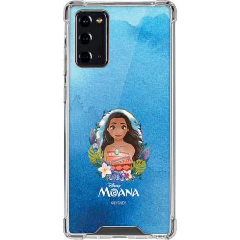 Disney Princess Moana Portrait Galaxy Note20 5G Clear Case