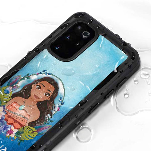 Disney Princess Moana Portrait Galaxy S20 Plus Waterproof Case