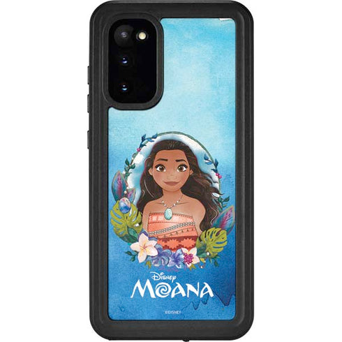 Disney Princess Moana Portrait Galaxy S20 Waterproof Case