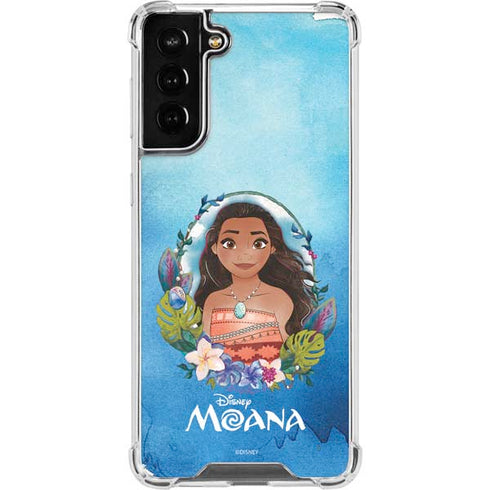 Disney Princess Moana Portrait Galaxy S21 FE Clear Case