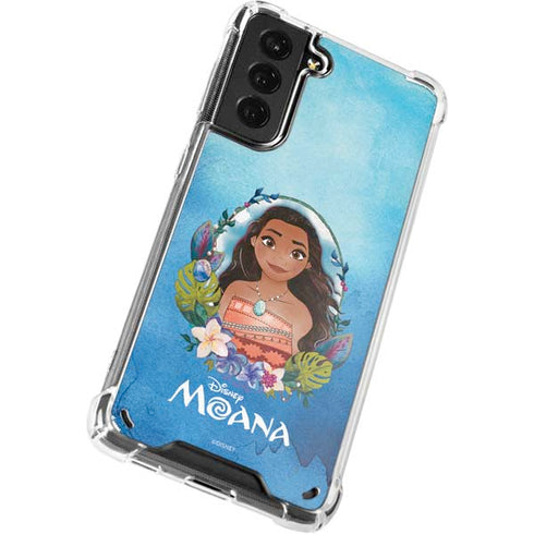 Disney Princess Moana Portrait Galaxy S21 Plus 5G Clear Case