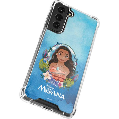 Disney Princess Moana Portrait Galaxy S22 Plus Clear Case