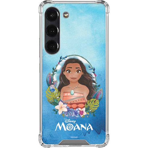 Disney Princess Moana Portrait Galaxy S23 Clear Case