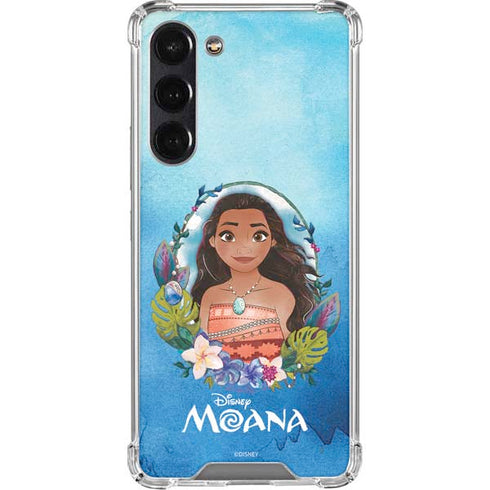 Disney Princess Moana Portrait Galaxy S23 Plus Clear Case