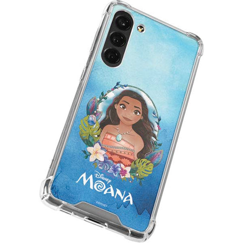 Disney Princess Moana Portrait Galaxy S23 Plus Clear Case