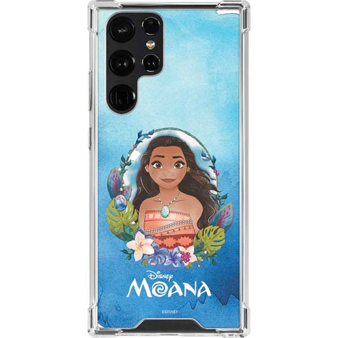 Disney Princess Moana Portrait Galaxy S23 Ultra Clear Case