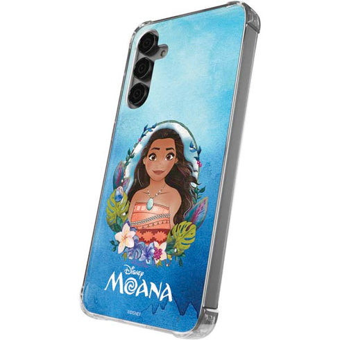 Disney Princess Moana Portrait Galaxy S24 Plus Clear Case