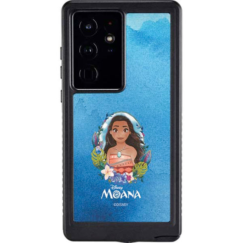 Disney Princess Moana Portrait Galaxy S24 Ultra Waterproof Case