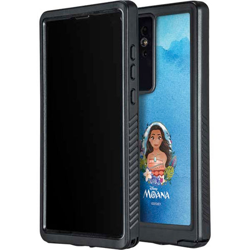 Disney Princess Moana Portrait Galaxy S24 Ultra Waterproof Case