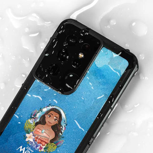 Disney Princess Moana Portrait Galaxy S24 Ultra Waterproof Case