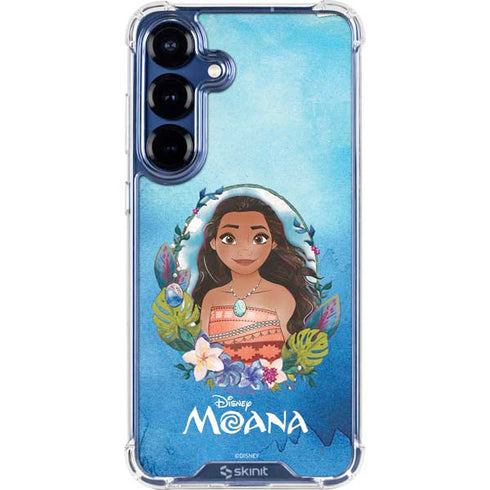Disney Princess Moana Portrait Galaxy S25 Clear Case
