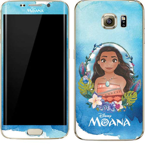 Disney Princess Moana Portrait Galaxy S7 Edge Skin