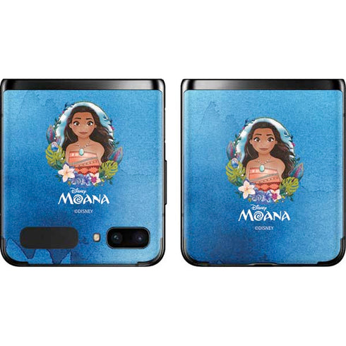 Disney Princess Moana Portrait Galaxy Z Flip Skin