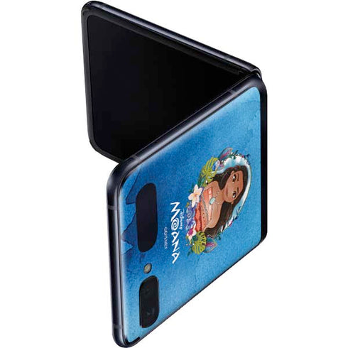 Disney Princess Moana Portrait Galaxy Z Flip Skin