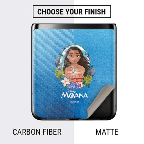 Disney Princess Moana Portrait Galaxy Z Flip Skin