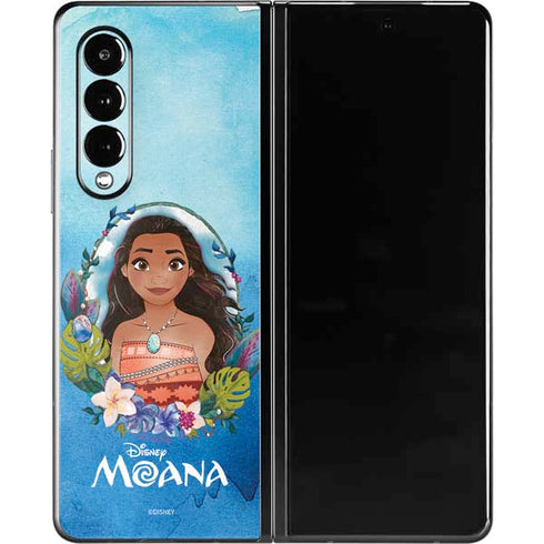 Disney Princess Moana Portrait Galaxy Z Fold3 5G Skin
