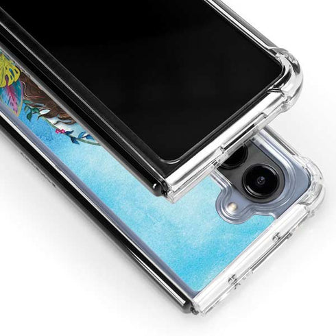 Disney Princess Moana Portrait Galaxy Z Fold5 5G Clear Case