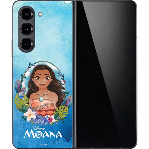 Disney Princess Moana Portrait Galaxy Z Fold5 5G Skin