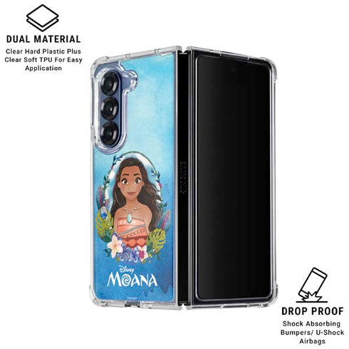Disney Princess Moana Portrait Galaxy Z Fold6 Clear Case