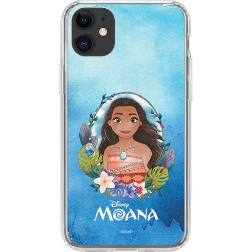 Disney Princess Moana Portrait iPhone 11 Clear Case