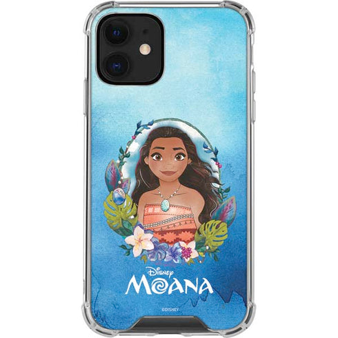 Disney Princess Moana Portrait iPhone 12 Clear Case