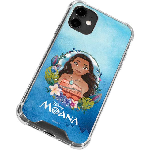 Disney Princess Moana Portrait iPhone 12 Clear Case