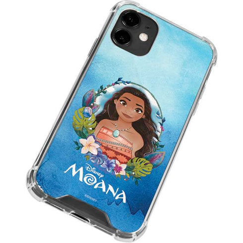Disney Princess Moana Portrait iPhone 12 Mini Clear Case