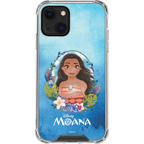 Disney Princess Moana Portrait iPhone 13 Mini Clear Case