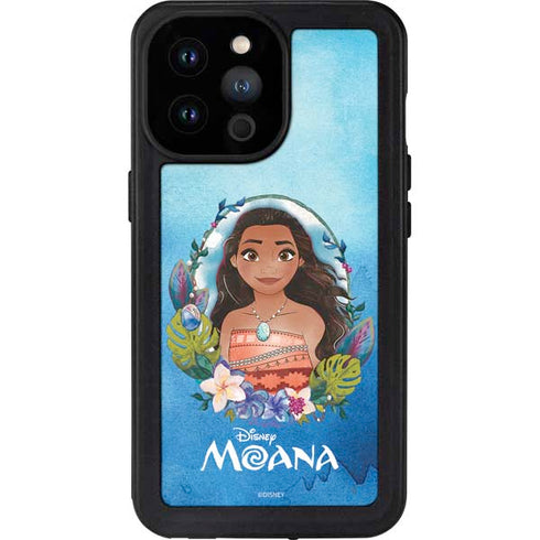 Disney Princess Moana Portrait iPhone 14 Pro Max Waterproof Case