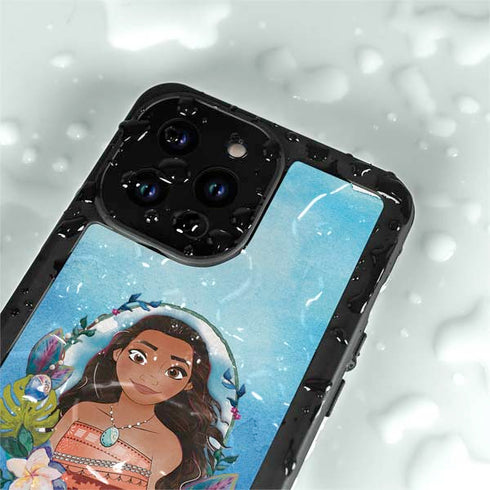 Disney Princess Moana Portrait iPhone 14 Pro Max Waterproof Case