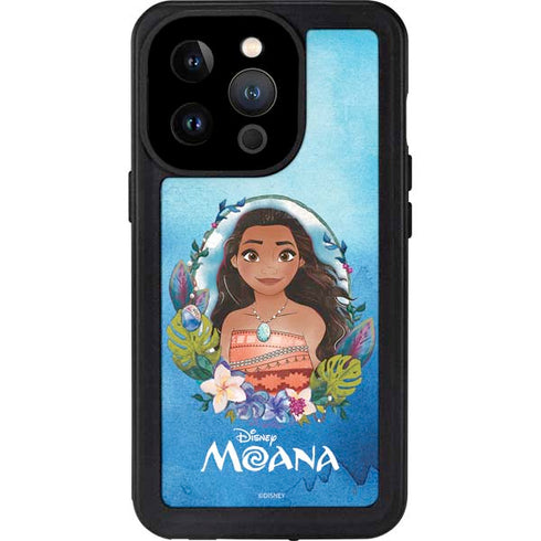 Disney Princess Moana Portrait iPhone 14 Pro Waterproof Case
