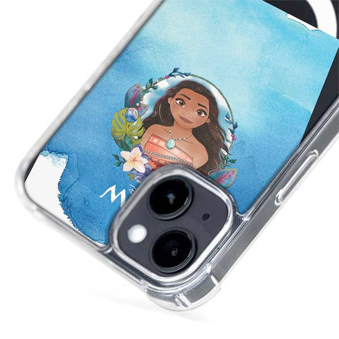 Disney Princess Moana Portrait iPhone 15 Plus MagSafe Case