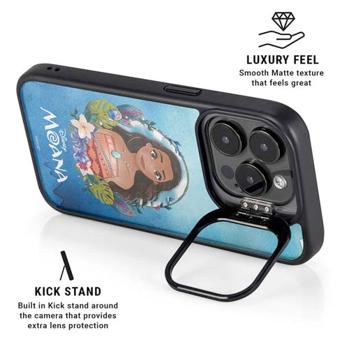Disney Princess Moana Portrait iPhone 15 Pro Max Kickstand Case