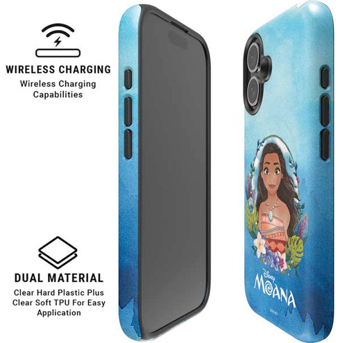 Disney Princess Moana Portrait iPhone 16 Magsafe Impact Case