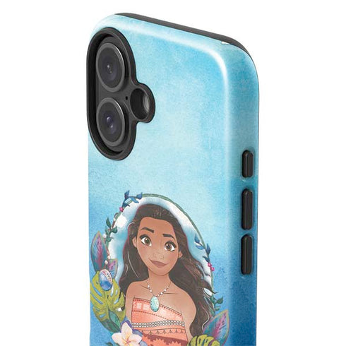 Disney Princess Moana Portrait iPhone 16 Plus Impact Case