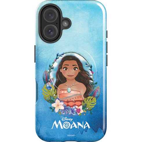 Disney Princess Moana Portrait iPhone 16 Plus Magsafe Impact Case