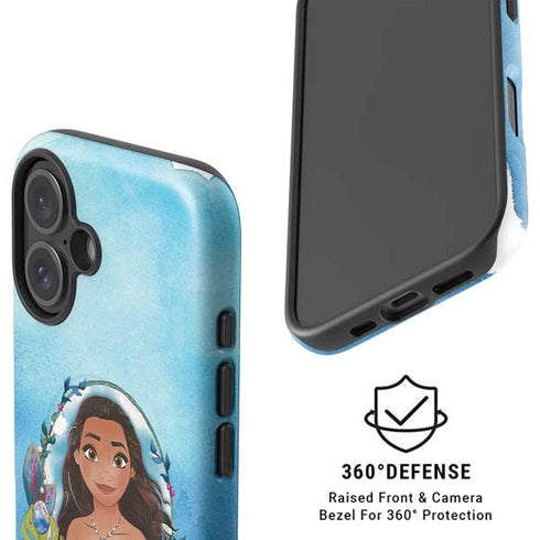 Disney Princess Moana Portrait iPhone 16 Plus Magsafe Impact Case