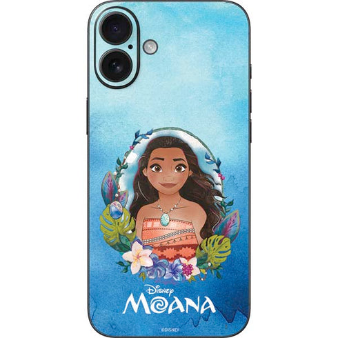 Disney Princess Moana Portrait iPhone 16 Plus Skin