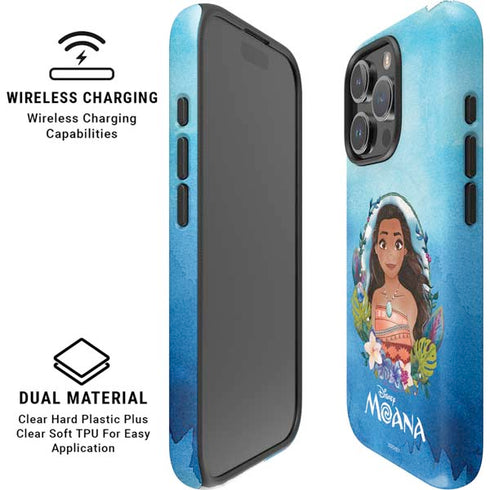 Disney Princess Moana Portrait iPhone 16 Pro Max Magsafe Impact Case