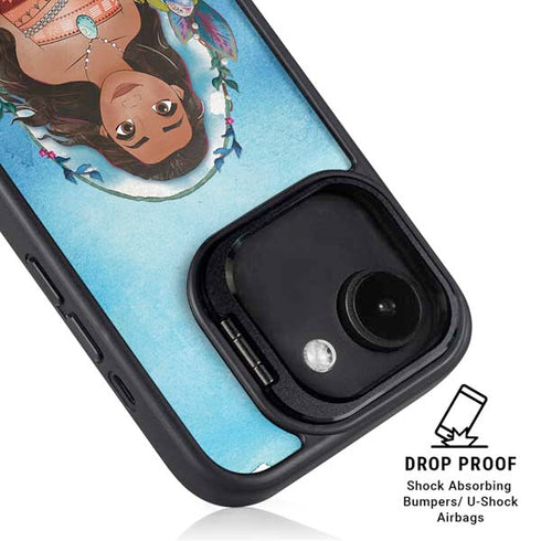 Disney Princess Moana Portrait iPhone 16e Kickstand Case