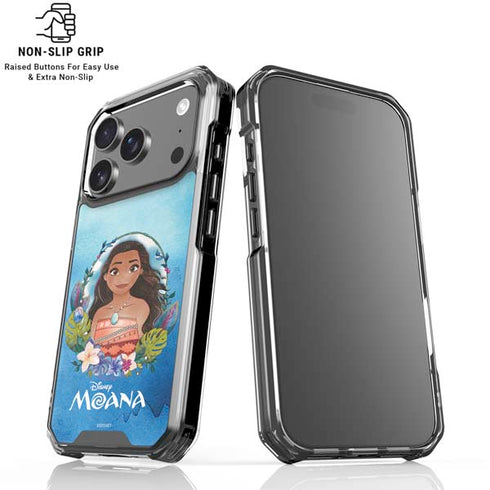 Disney Princess Moana Portrait iPhone 18 Pro Clear Case