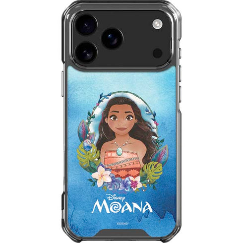 Disney Princess Moana Portrait iPhone 18 Pro Max Clear Case