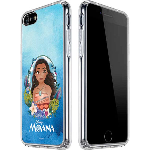 Disney Princess Moana Portrait iPhone SE (2nd & 3rd Gen) Clear Case