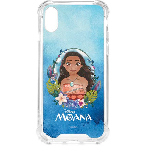 Disney Princess Moana Portrait iPhone XS Clear Case