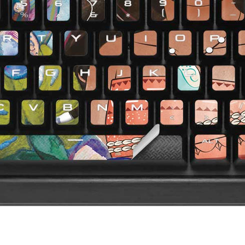 Disney Princess Moana Portrait K95 RGB PLATINUM Mechanical Gaming Keyboard Skin