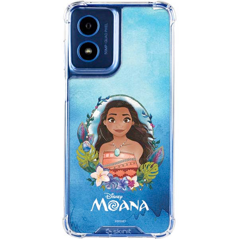 Disney Princess Moana Portrait Moto G Play 4G (2024) Clear Case