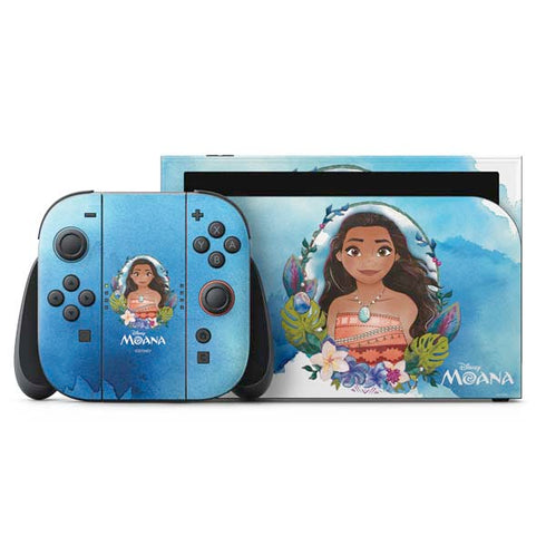 Disney Princess Moana Portrait Nintendo Switch 2 (2025) with Joy-Con Skin